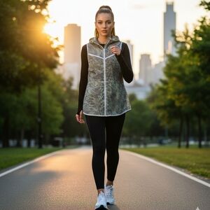 Nike Green Water Repellant Vest / Jacket